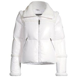 Mackage Miya Shearling Trim Puffer Jacket
